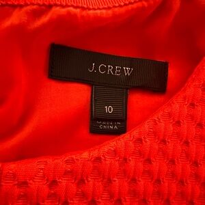 J Crew Red Dress